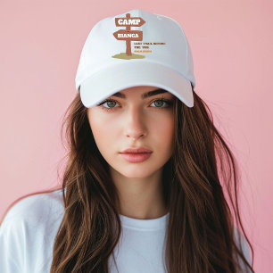 Casquette Dernier sentier avant le voile Camping Bachelorett