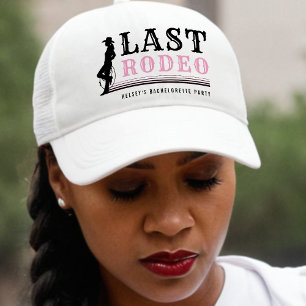 Casquette Dernière Cowgirl de Rodéo Fête de Bachelorette Ros