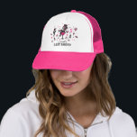 Casquette Dernière Cowgirl Fun Nash Bash Enterrement de Vie<br><div class="desc">Attachez votre ceinture avec style ! Ce chapeau de camionneur pour enterrement de vie de jeune fille « Last Rodeo » Nash Bash est l'accessoire parfait pour cowgirl - mignon,  confortable et prêt pour la grande nuit de la mariée.</div>