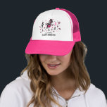 Casquette Dernière Cowgirl Fun Nash Bash Enterrement de Vie<br><div class="desc">Attachez votre ceinture avec style ! Ce chapeau de camionneur pour enterrement de vie de jeune fille « Last Rodeo » Nash Bash est l'accessoire parfait pour cowgirl - mignon,  confortable et prêt pour la grande nuit de la mariée.</div>