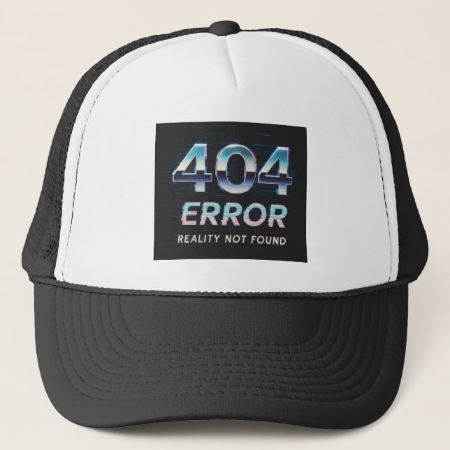 casquette d'erreur 404 (Devant)