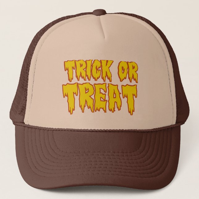 Casquette Des bonbons ou un sort (Devant)