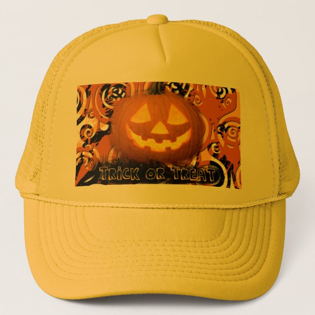 Casquette Des bonbons ou un sort (Devant)