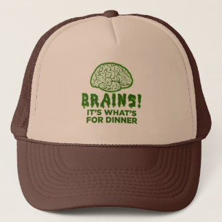 Casquette Des cerveaux, il est ce qui est pour le dîner