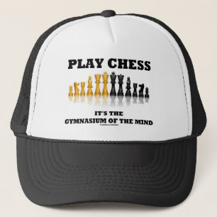 Casquette Des échecs de jeu c'est le gymnase de l'esprit