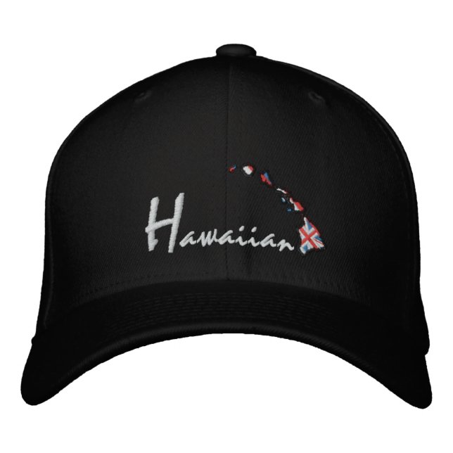 Casquette des îles Hawaii Noir (Devant)