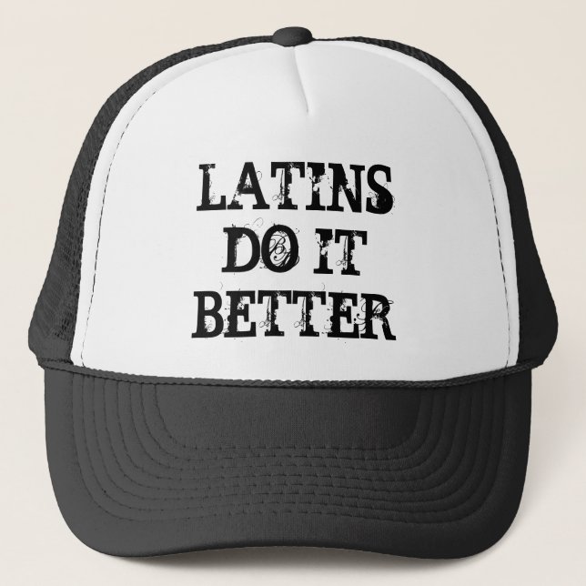 CASQUETTE DES LATINS IL AMÉLIORENT (Devant)
