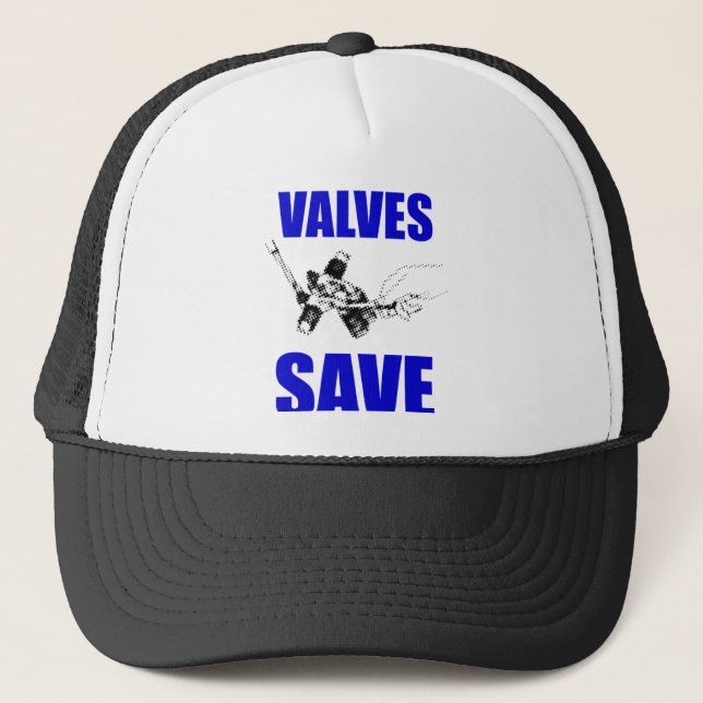 Casquette Des valves fortes sauvent des vies (Devant)
