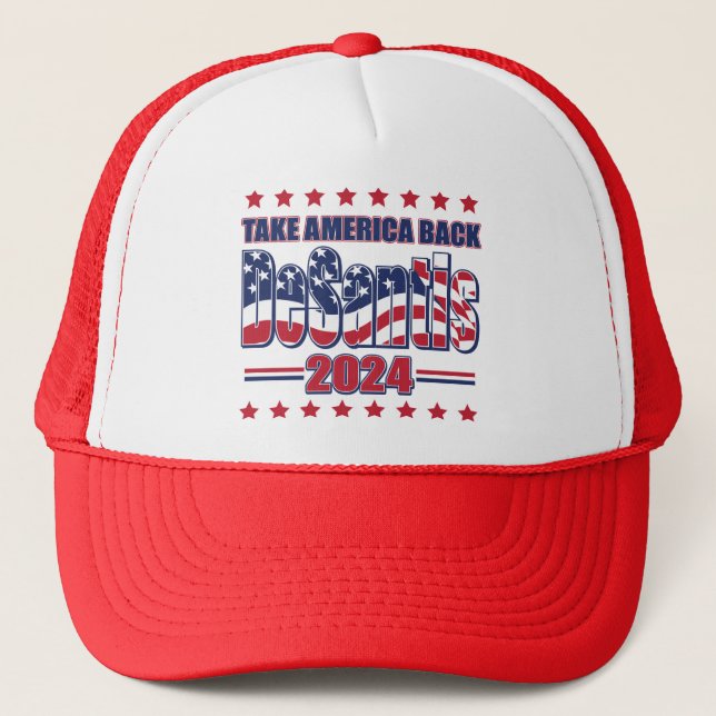 Casquette DeSantis-2024-Take-America-Back- (Devant)
