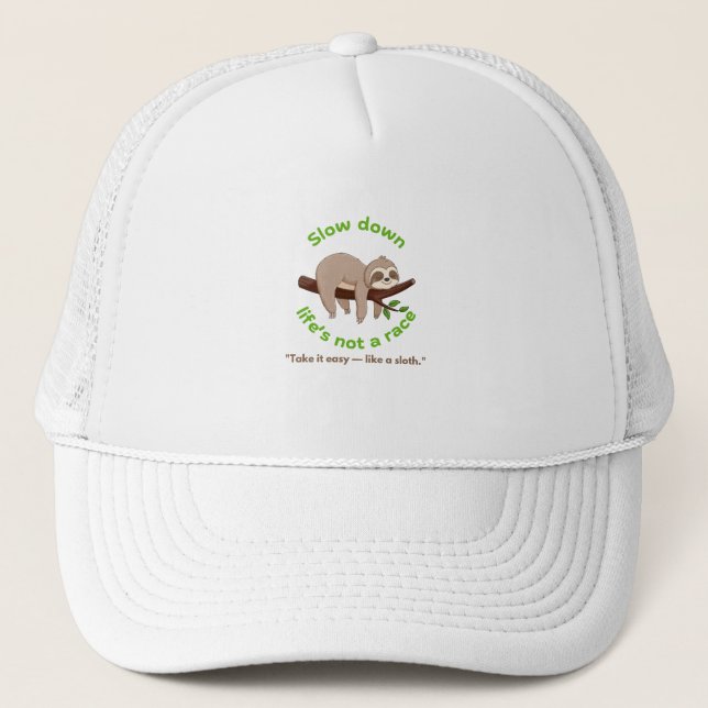 Casquette Descente lente - Joints Graphiques et cadeaux (Devant)