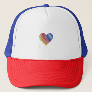 Casquette Design de coeur coloré