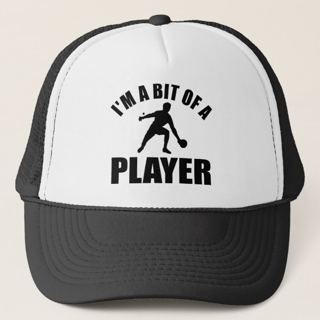 Casquette Design de ping-pong cool (Devant)