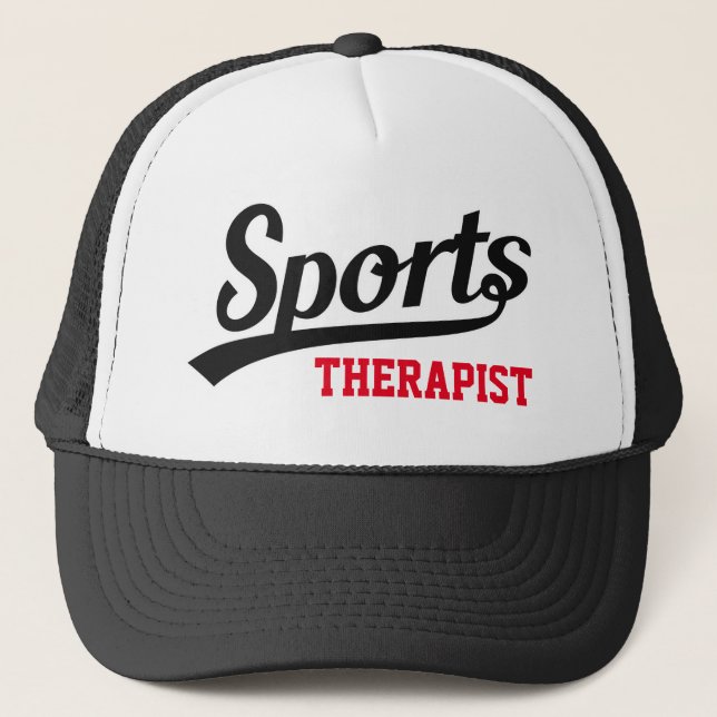 Casquette Design de texte : SPORTS blanc + votre propre prof (Devant)
