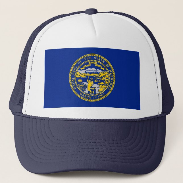 Casquette Design du drapeau de l'État du Nebraska (Devant)