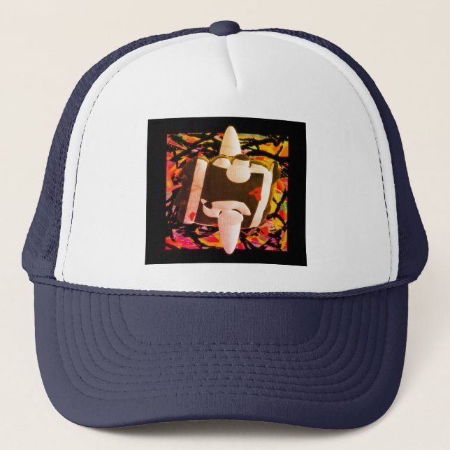 Casquette Design futuriste Abstrait moderne T-shirt (Devant)