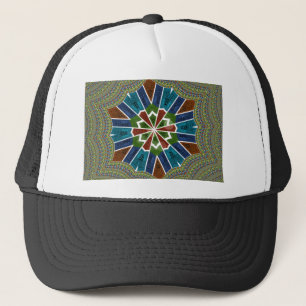 Casquette Design inspiré de Sari avec détails complexes
