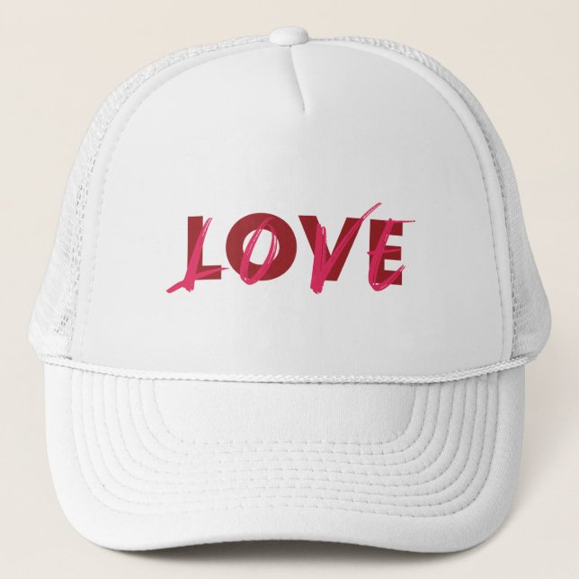 Casquette Design moderne, dynamique, cool, tendance de Love (Devant)