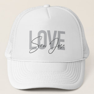Casquette Design moderne, simple, chic, cool Love San Jose