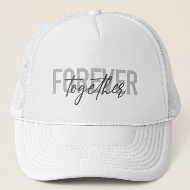 Casquette Design moderne, simple, cool de Forever Together (Devant)