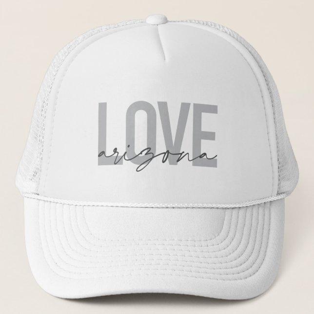 Casquette Design simple, moderne, urbain, cool Love Arizona (Devant)