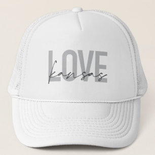Casquette Design simple, moderne, urbain, cool Love Kansas