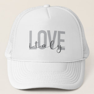 Casquette Design urbain, moderne, simple, cool Love Italy