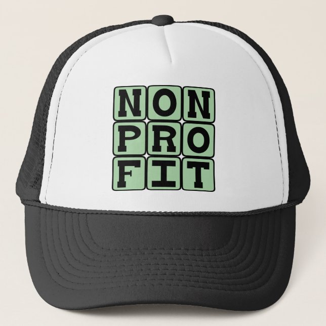 Casquette Désignation d'organisme à but non lucratif (Devant)