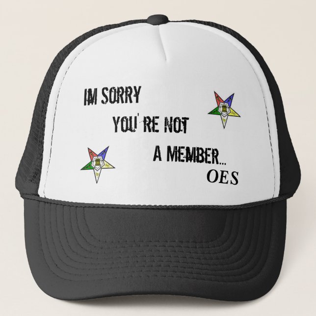 Casquette désolé de camionneur d'OES Im (Devant)