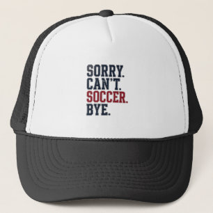 Casquette Désolé ne peut pas football au revoir vintage
