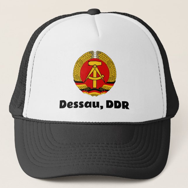 Casquette Dessau, DDR, Dessau, Allemagne (Ossi est-allemand) (Devant)