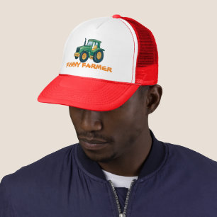 Casquette Dessin animé de tracteur drôle