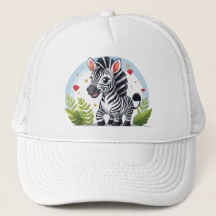 Casquette Dessin animé de zèbre mignon