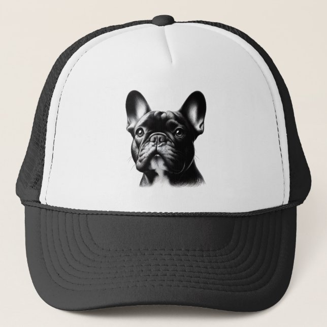 Casquette Dessin Bouledogue Français (Devant)