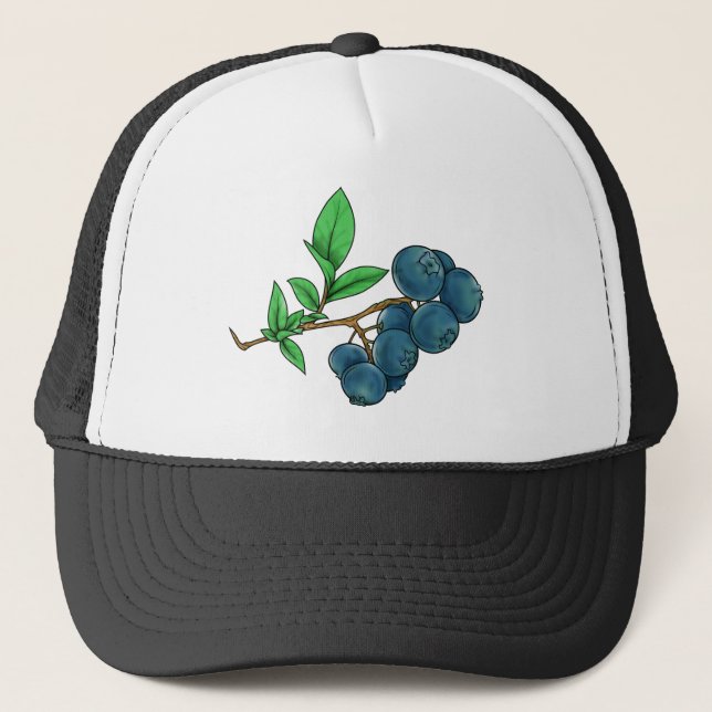 Casquette dessin de bleuet (Devant)