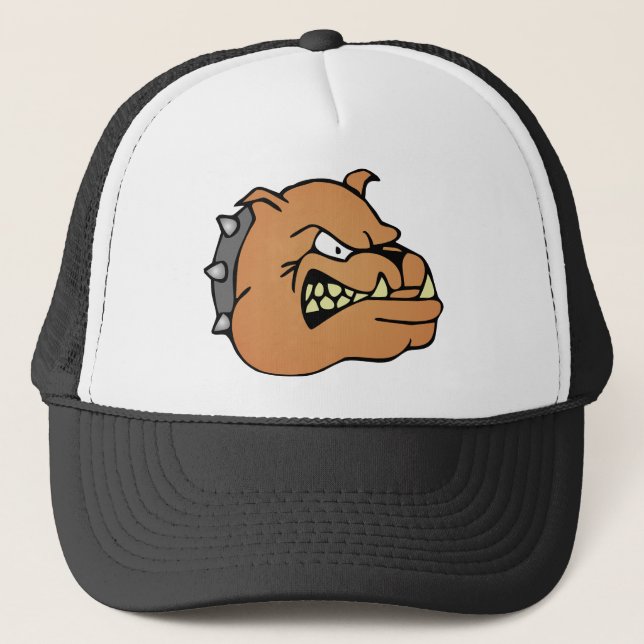 Casquette Dessin de Bulldog en anglais (Devant)