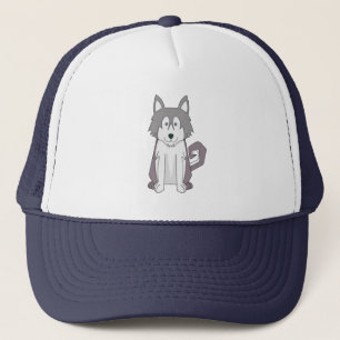 Casquette Dessin de chien Extraordinaire Sibérie Husky
