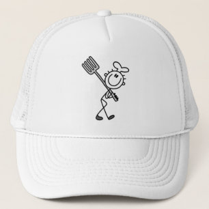 Casquette Dessin de cuisinier bonhomme allumette avec T-shir