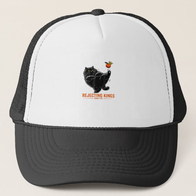 Casquette Dessin de drapeau patriotique Refusant les rois de (Devant)