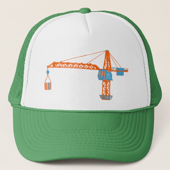 Casquette Dessin de grue du jouet des enfants (Devant)