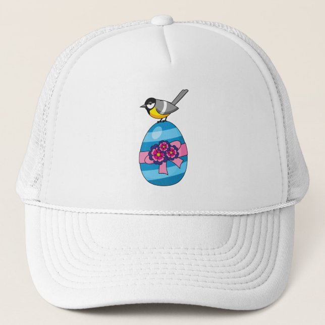 Casquette Dessin de Noël avec Oeuf de Pâques (Devant)