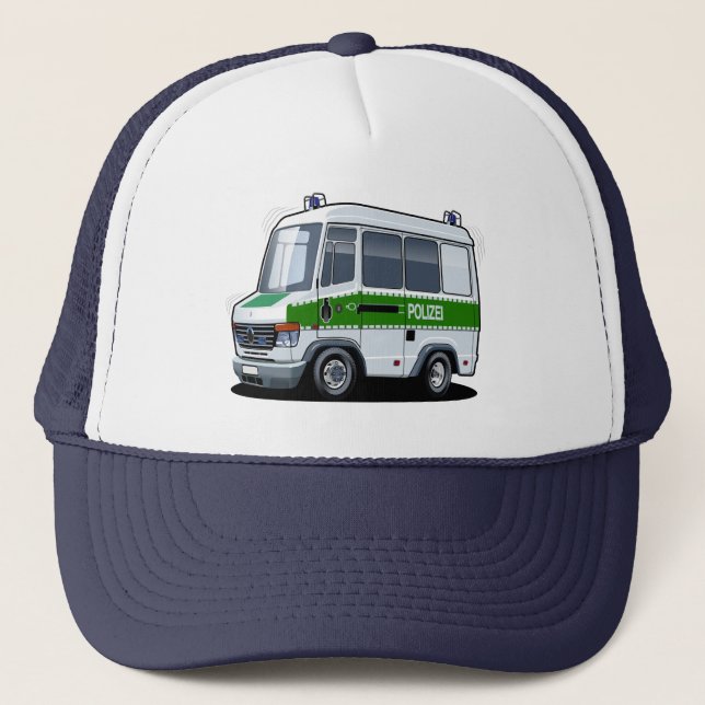Casquette Dessin de police Van (Devant)