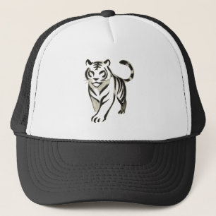 Casquette Dessin de tigre marchant - Conception de pinceau à