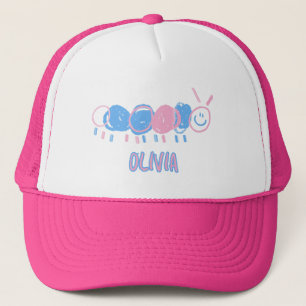 Casquette Dessin de vers de gribouillis personnalisé pour en