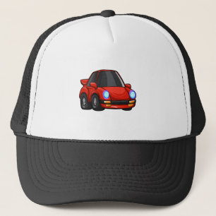 Casquette Dessin de voiture rouge - Choisir la couleur arri