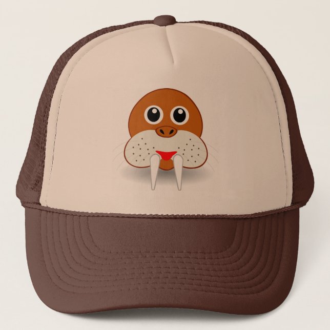 Casquette Dessin de Walrus (Devant)