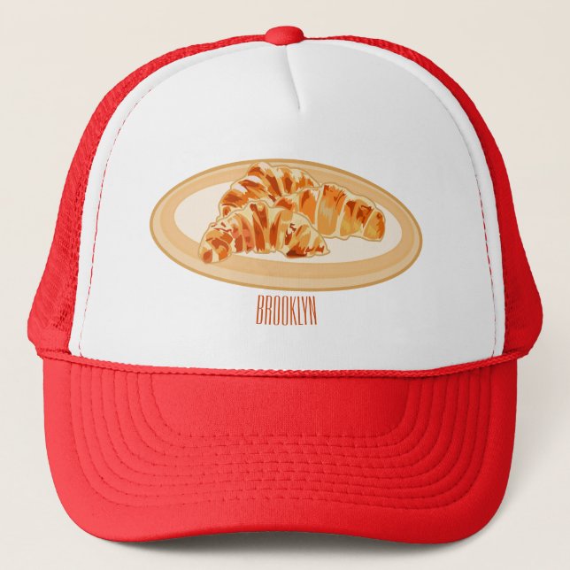 Casquette Dessin du Croissant (Devant)