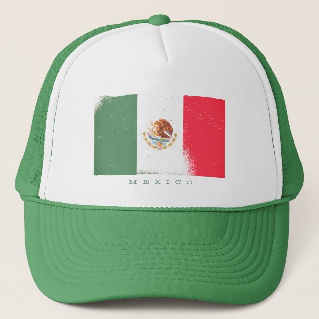 Casquette Dessin du drapeau mexicain (Devant)