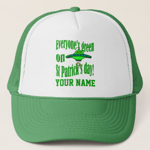 Casquette Dessin humoristique alien St Patrick's