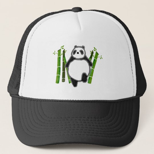 Casquette Dessin mignon d'encre de panda | Zazzle.fr