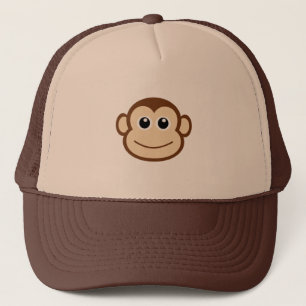 Casquette Dessin sur le visage de singe